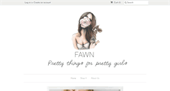 Desktop Screenshot of boutiquefawn.com